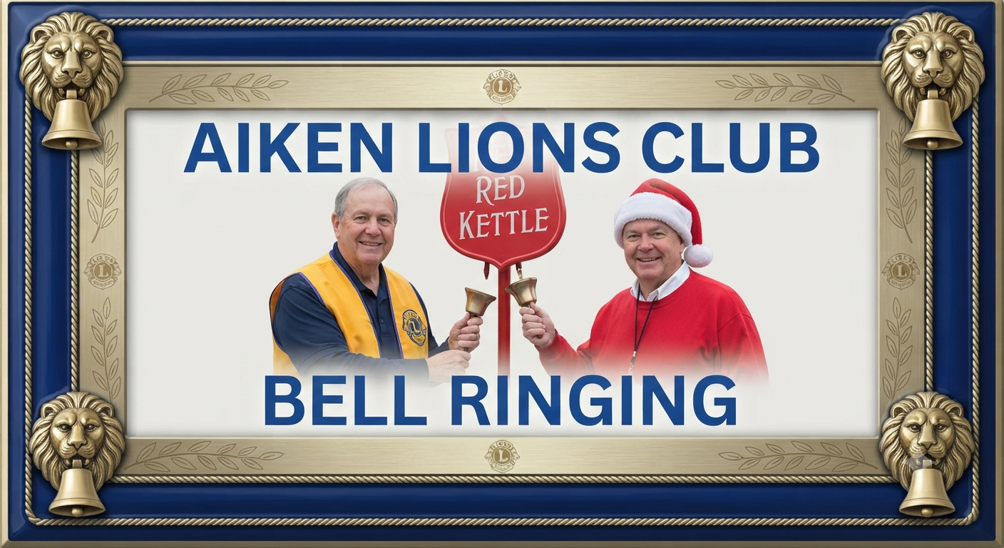 Aiken Lions Club Bell Ringing Banner