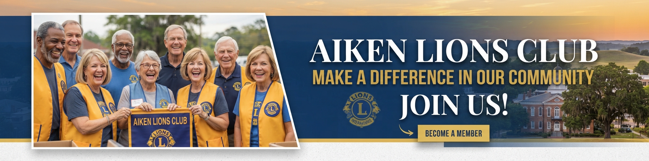 Aiken Lions Club Join Banner